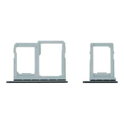 Original SIM Card Holder Tray for LG Q6 Black - Image 1