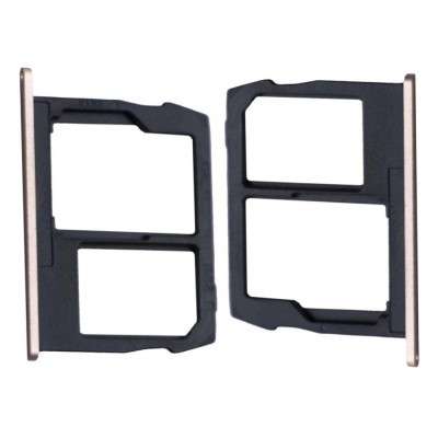 Original SIM Card Holder Tray for Motorola Moto G5s Plus - Gold - Image 1