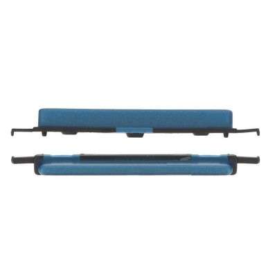 Original Volume Side Button Outer For Samsung Galaxy M12- Blue - Image 1
