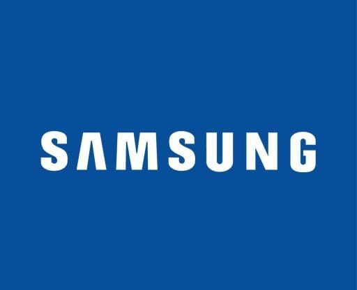 samsung-brand-logo-phone-symbol-name-white-design-south-korean-mobile-illustration-with-blue-background-free-vector