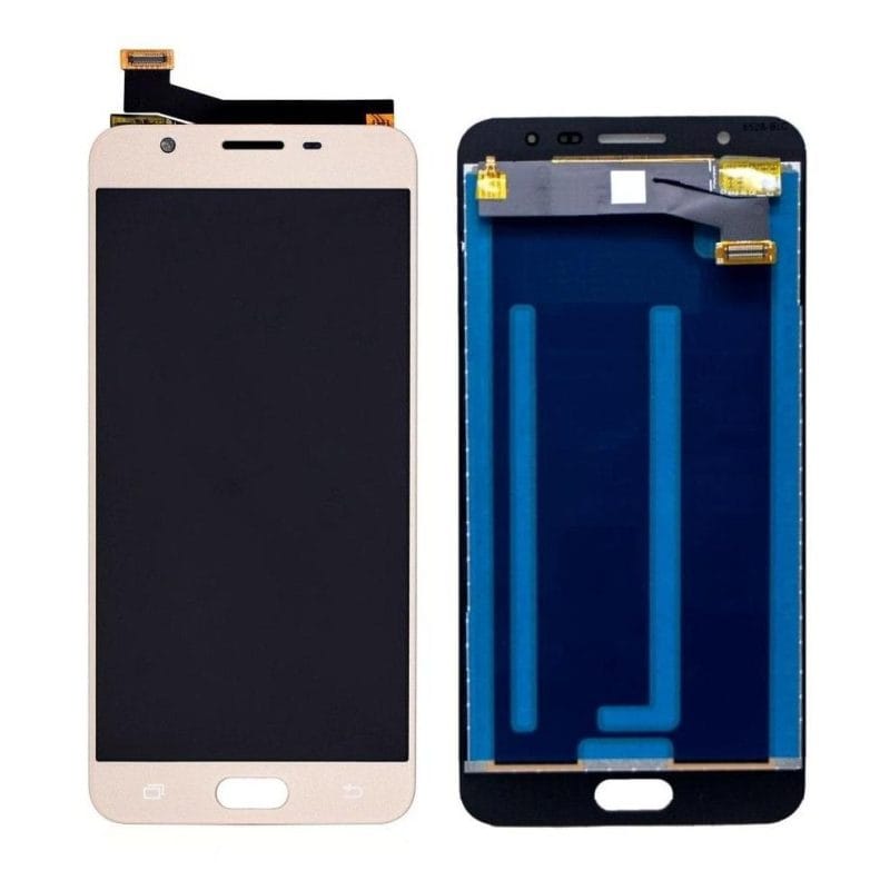 Original Samsung Galaxy On7 Gold LCD Touch Screen With Frame - Image 1