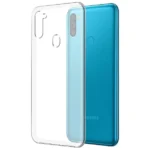 Samsung Galaxy M11 | Transparent Back Case Bumper - Slim & Durable