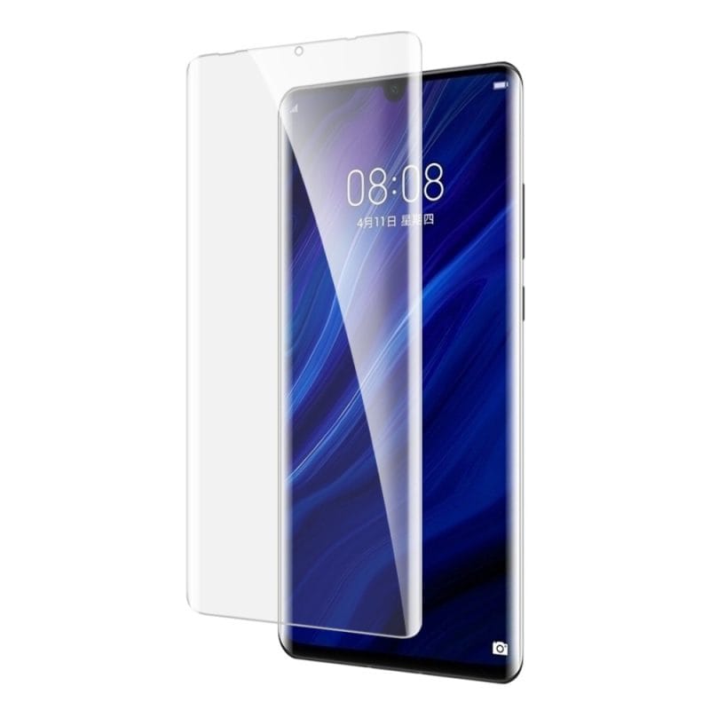 uv-liquid-curved-full-glue-tempered-glass-for-huawei-p30-pro UV Glass Screen Protector for Huawei P30 Pro - Image 1