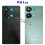 Redmi Note 13 Pro 4g Original Back Panel With Camera Lens - Black (oem)