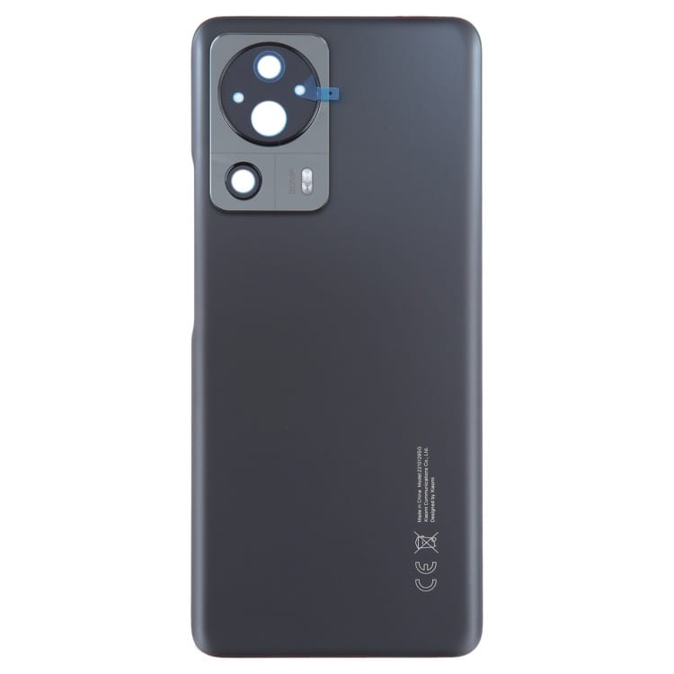 SPS6858BL_1 Xiaomi 13 Lite Original Back Panel - Black (without Camera Lens | 100% Genuine Replacement) - Image 1