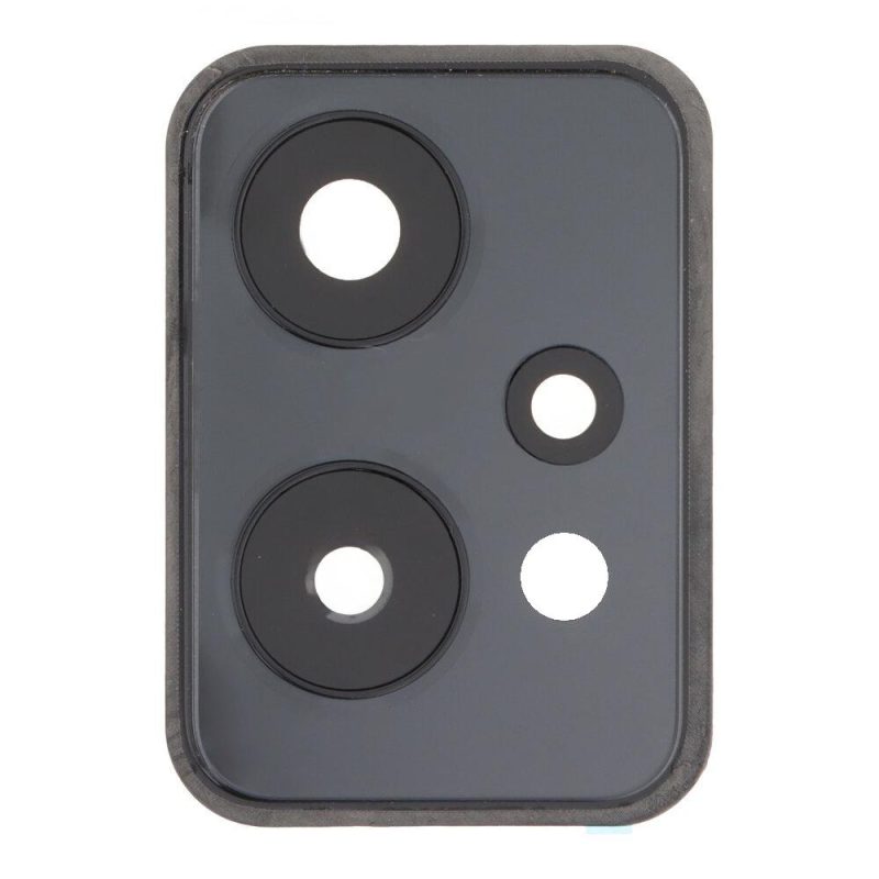Original back camera glass lens with frame for oneplus nord ce 2 lite - black - Image 1
