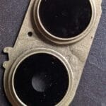 Original Camera Lens Glass Replacement For OPPO Reno 9 Gold Color