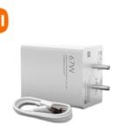 Mi Xiaomi 67w Sonic Charge 3.0 Charger Combo - Original Fast Charger With Type-c Cable