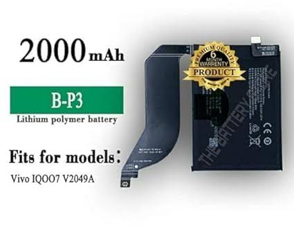 images (57) 100% Original iQOO 7 Legend 5G Battery B-P3 - 4000mAh - Image 1