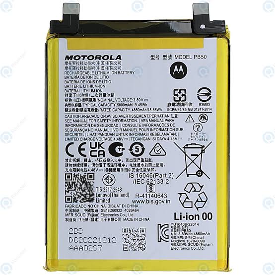 images (63) 100% Original Motorola ThinkPhone 5G (XT2309) Battery PB50 - 5000mAh - Image 1