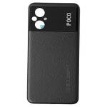Original Back Panel For Poco M5- Black