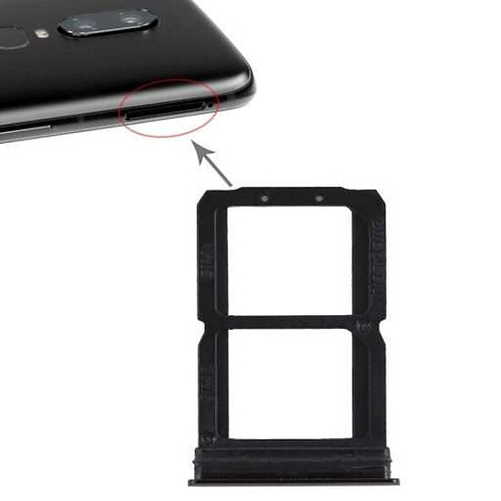 51J-uKKHEL-ai-550x550 Original Sim Card Tray For One Plus 6- Black - Image 1