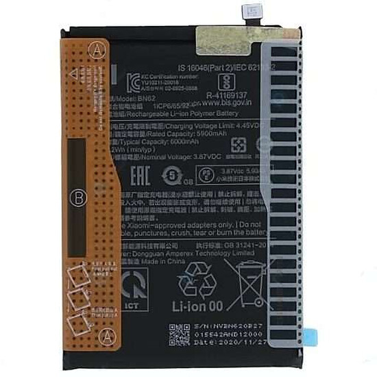 51QqEnUNTFL_1024x-ai-550x550 Original Bn62 Battery For Redmi 9 Power, Note 9, Poco M3, Redmi 9t - Image 1