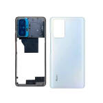 Redmi Note 10 Original Complete Housing With Buttons, Camera Glass & Back Panel White