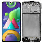 Samsung Galaxy M21 Care Original   Display+touch Screen Combo Folder With Body Frame