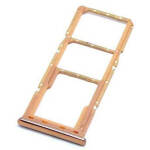 Original Sim Card Holder Tray For Samsung Galaxy A20 - Gold