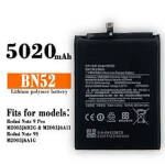 Original bn52 Battery For Redmi Mi Note 9 Pro