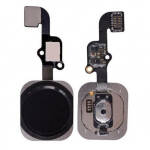 Original Home Button Complete For Apple iPhone 6s Black - Outer With Inner Flex