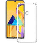 Samsung Galaxy M21 | Transparent Back Case Bumper - Slim & Shockproof