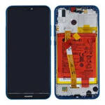 Lcd With Touch Screen For Huawei P20 Lite With Middle Frame - Black (display Glass Combo Folder)