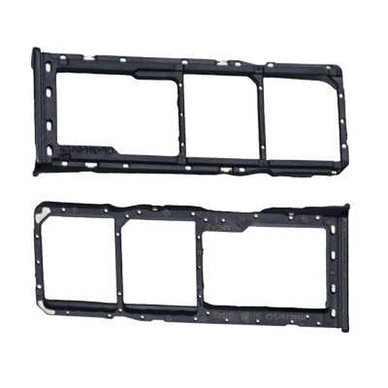 Original Sim Card Holder Tray For Samsung Galaxy F41- Black - Image 1